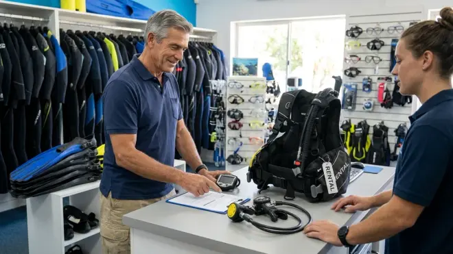 Step 3: Rent Everything Else for Your Next 15-20 Dives