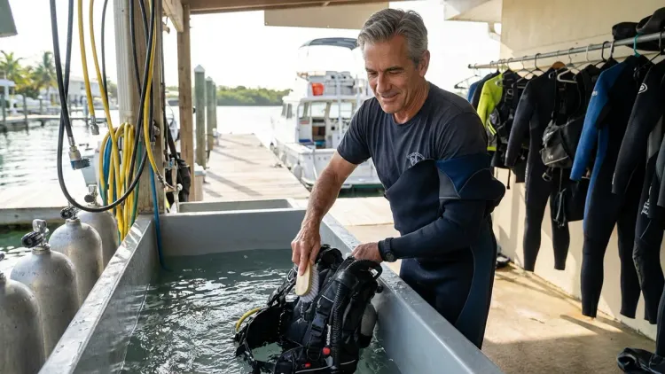 Weekly Maintenance: Deep Cleaning During Multi-Day Dive Trips