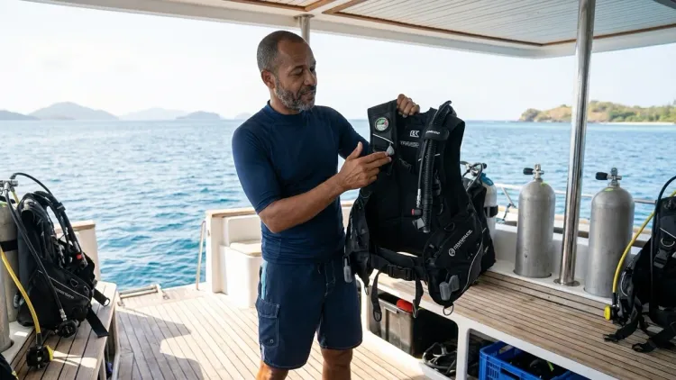 How much lift capacity do I need in a travel BCD for liveaboard diving?