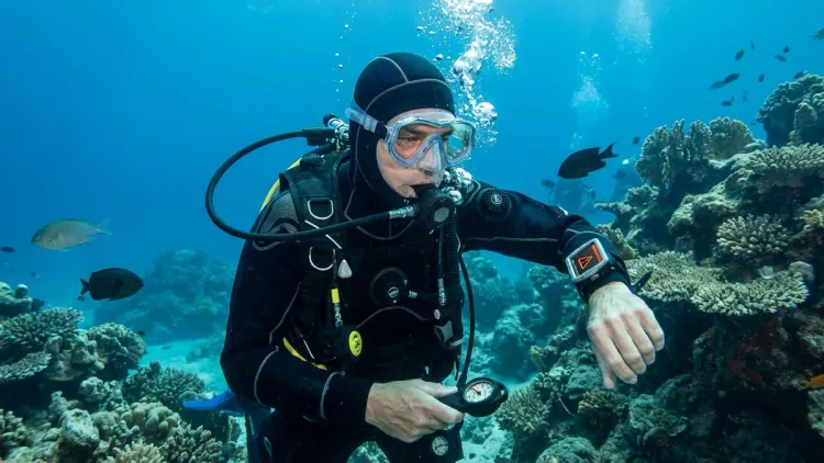 What happens if I exceed the maximum operating depth in nitrox mode?