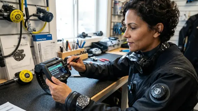 Dive Computer Biometric Settings Configuration