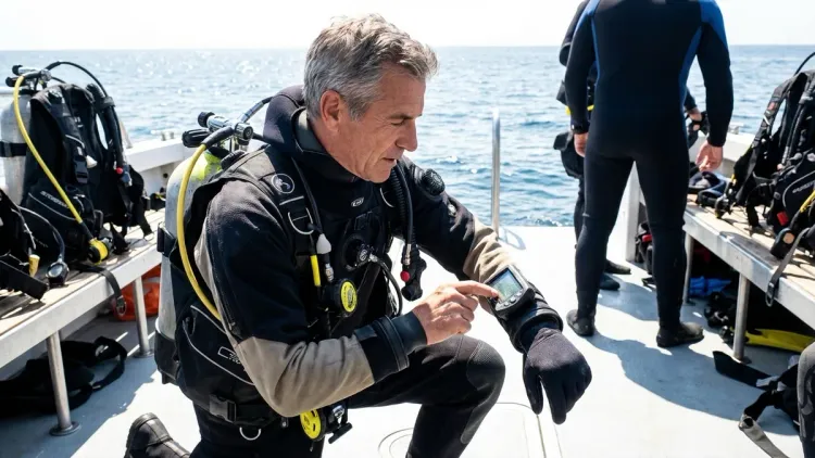 Do I need to calibrate heart rate sensors before diving?