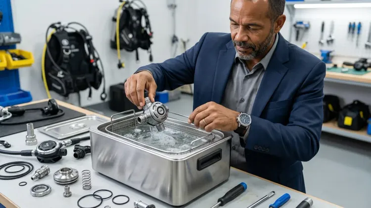 Step 3: Ultrasonic Cleaning and Component Preparation