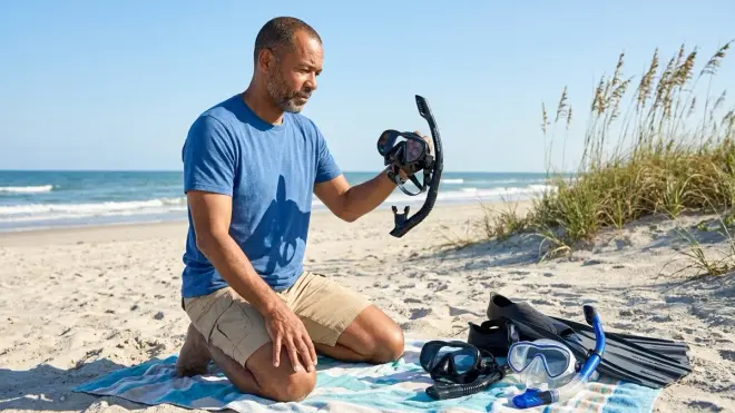 What's the difference between this and buying mask, fins, and snorkel separately?