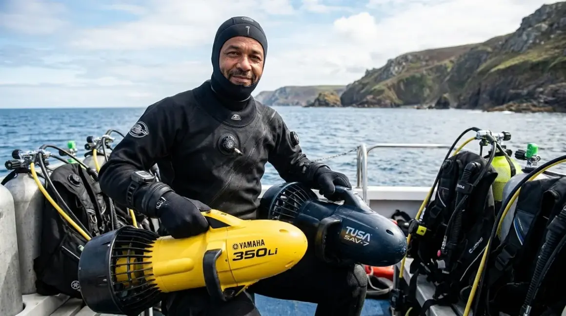 Yamaha 350Li vs TUSA SAV-7: Technical Dive Scooter Comparison