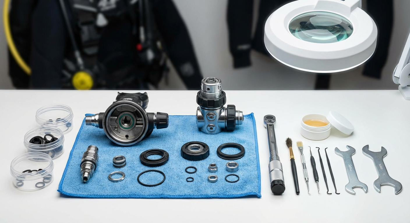 Summary — how to service a scuba regulator