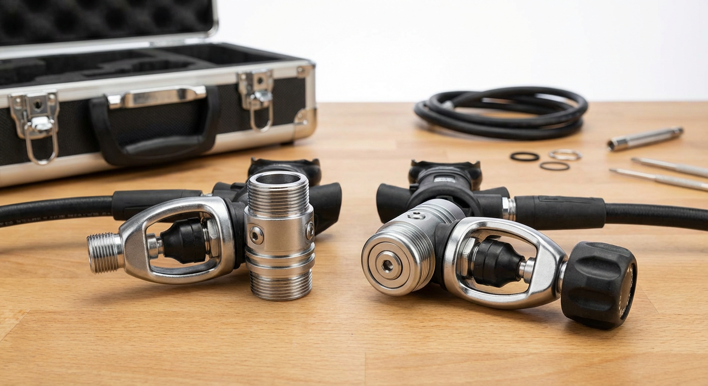 Summary — din vs yoke regulator