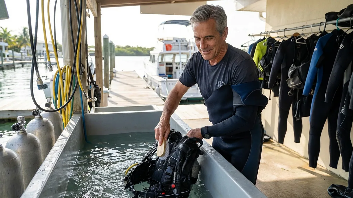 Weekly Maintenance: Deep Cleaning During Multi-Day Dive Trips