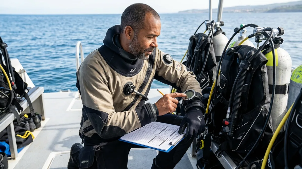 Pre-Dive Computer Checklist: Setup and Safety Verification