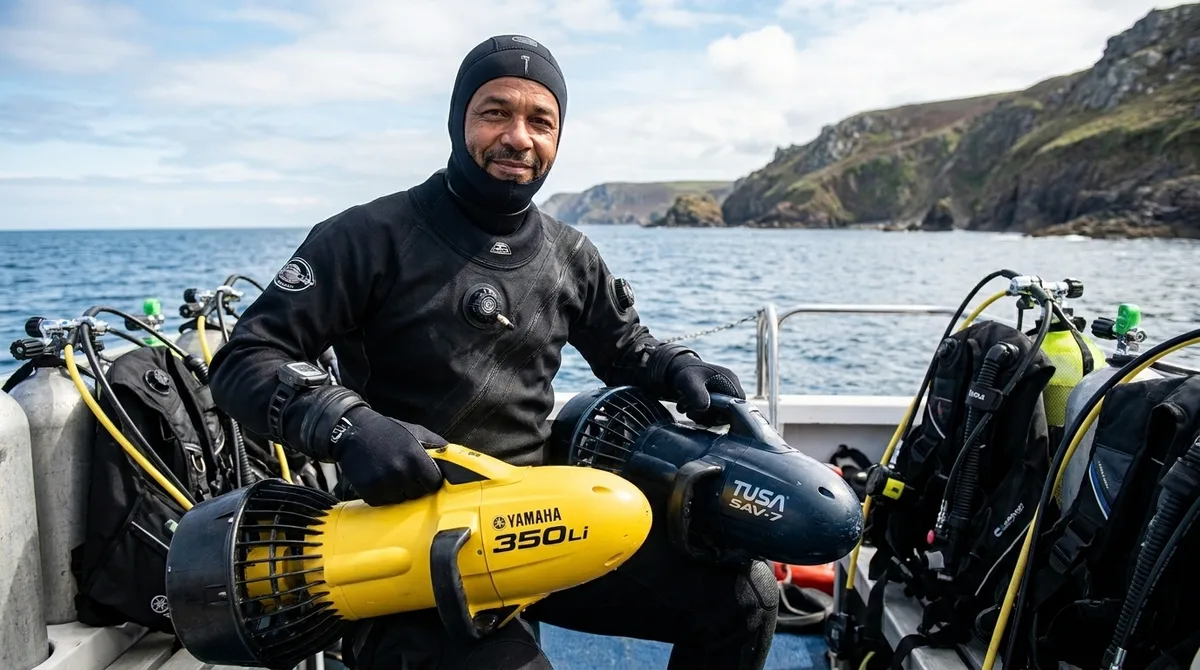 Yamaha 350Li vs TUSA SAV-7: Technical Dive Scooter Comparison